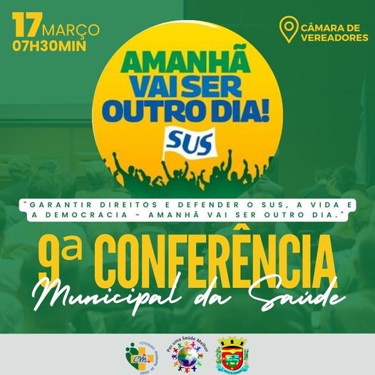 9ª Conferência Municipal de Saúde